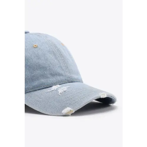 Vintage-Look Distressed Adjustable Baseball Cap
