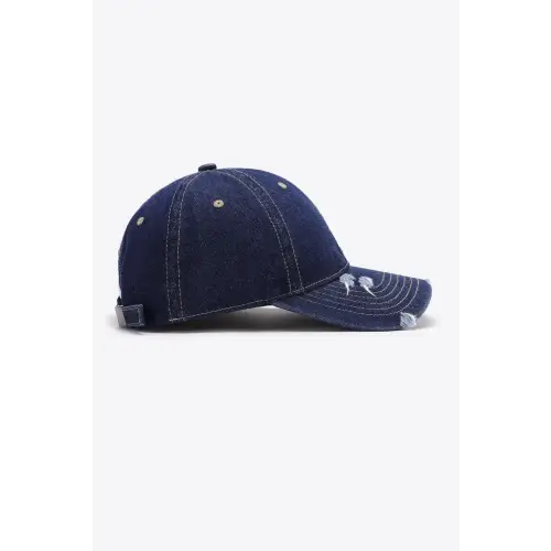 Vintage-Look Distressed Adjustable Baseball Cap
