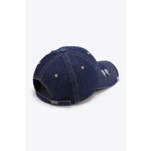 Vintage-Look Distressed Adjustable Baseball Cap