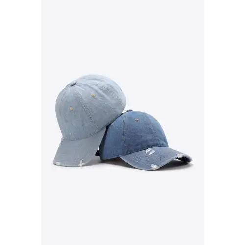 Vintage-Look Distressed Adjustable Baseball Cap