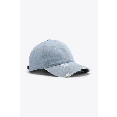 Vintage-Look Distressed Adjustable Baseball Cap