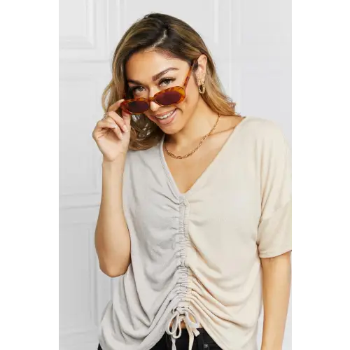 Tortoiseshell Oval Rim Sunglasses