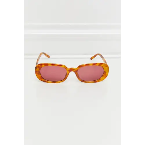 Tortoiseshell Oval Rim Sunglasses