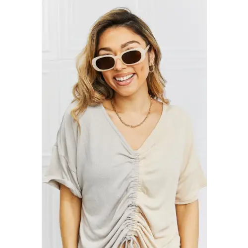 Tortoiseshell Oval Rim Sunglasses