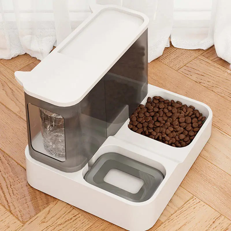 Pet Feeder 3L Automatic Cat Feeder and Water Dispenser - Hassle-Free Hydration