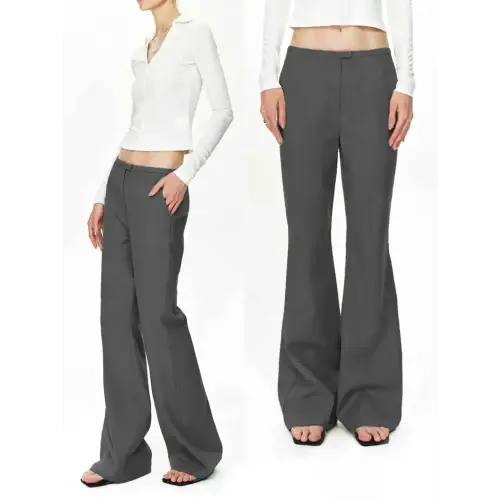 Comfortable Buttoned Trousers