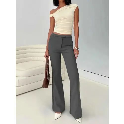 Comfortable Buttoned Trousers