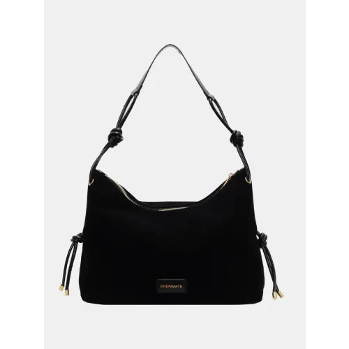 Suede Large Shoulder Bag