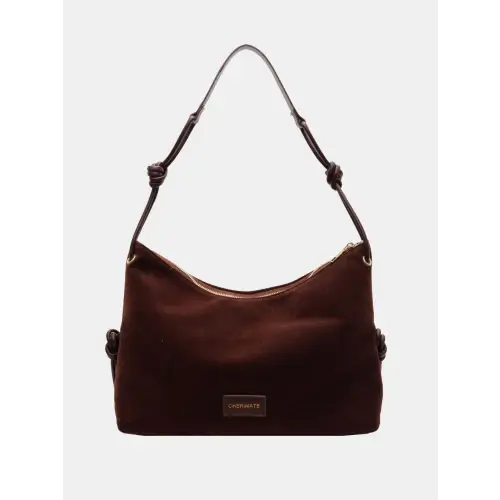 Suede Large Shoulder Bag