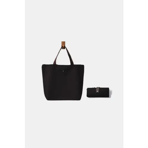 Large Capacity Foldable Oxford Tote Versatile Travel Companion Black One Size