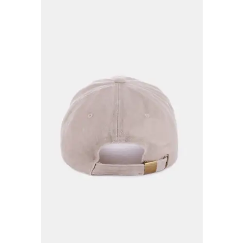 Washed Embroidered City Baseball Cap LA Style