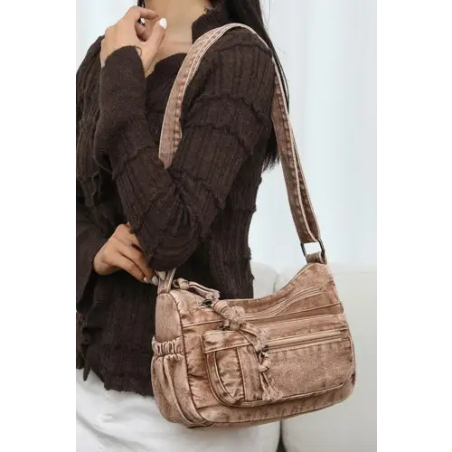 Belle Denim Crossbody Bag