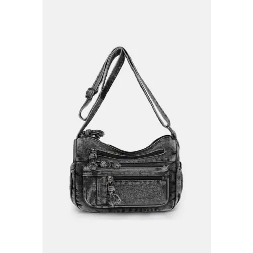 Belle Denim Crossbody Bag