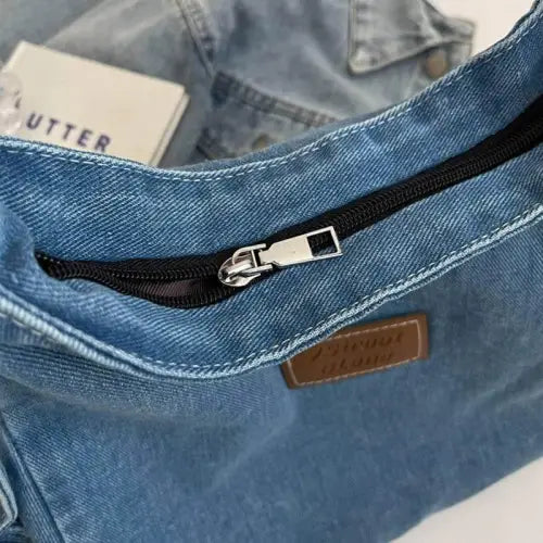 Belle Denim Shoulder Bag
