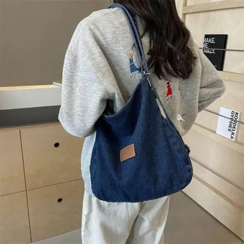 Belle Denim Shoulder Bag