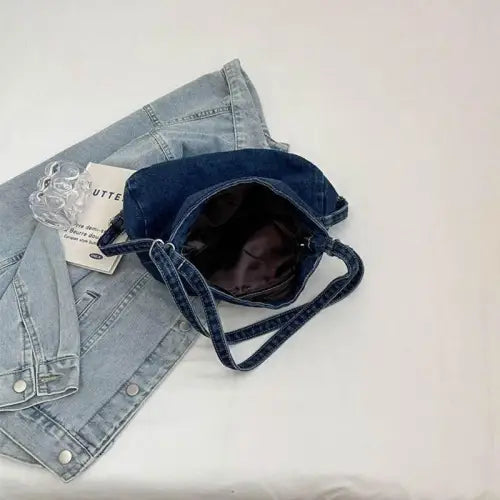 Belle Denim Shoulder Bag