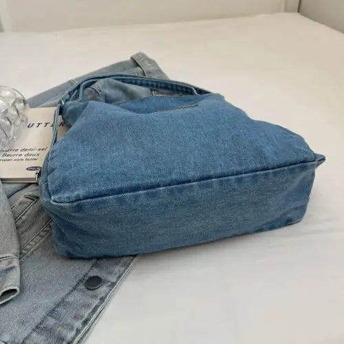Belle Denim Shoulder Bag