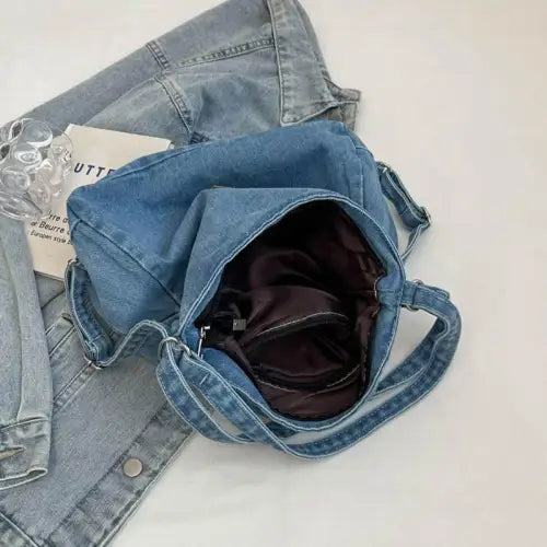 Belle Denim Shoulder Bag