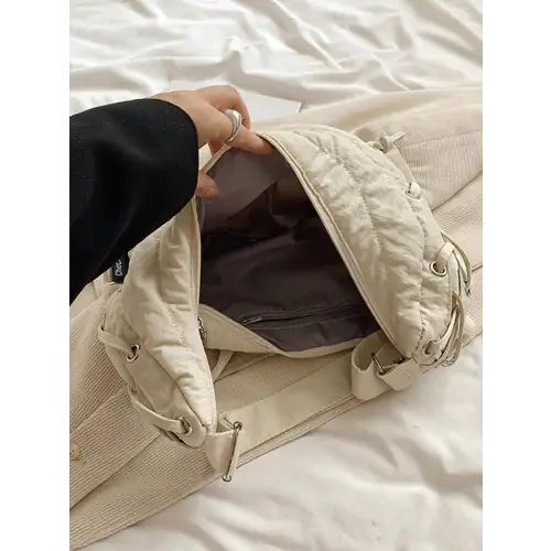 Belle Lace-Up Crossbody Bag