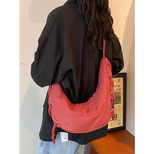 Belle Lace-Up Crossbody Bag