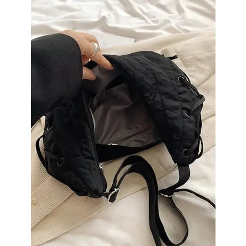 Belle Lace-Up Crossbody Bag