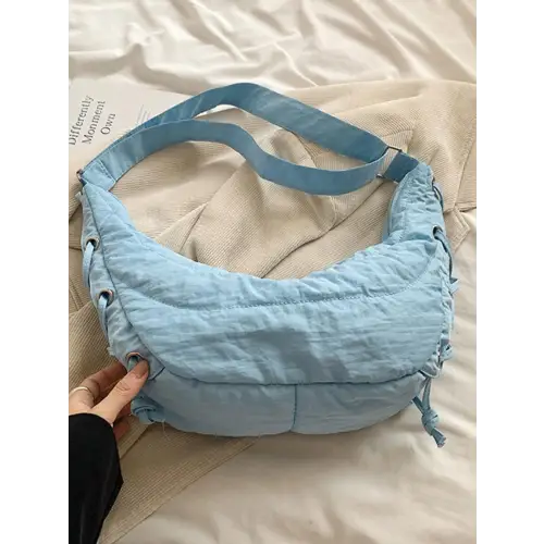 Belle Lace-Up Crossbody Bag