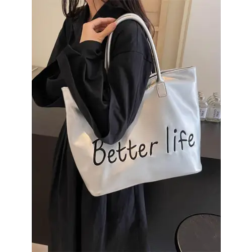 Belle PU Leather Tote Bag