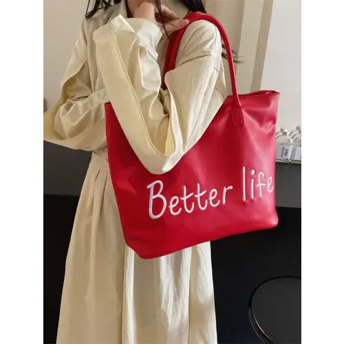 Belle PU Leather Tote Bag