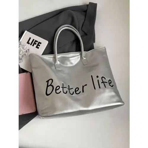 Belle PU Leather Tote Bag