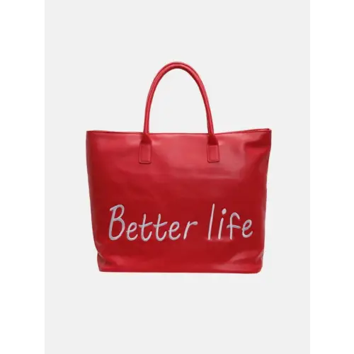 Belle PU Leather Tote Bag
